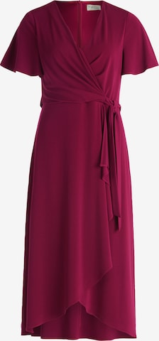 Vera Mont Jerseykleid kurzarm in Rot: Vorderseite