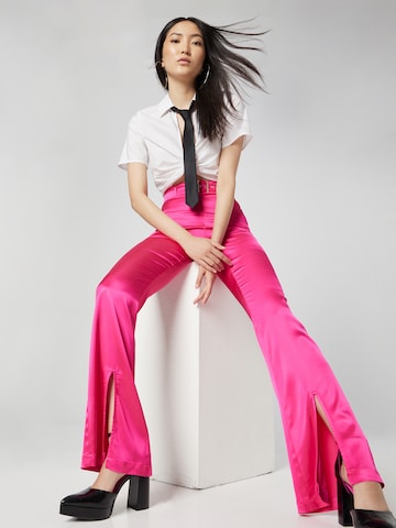 Katy Perry exclusive for ABOUT YOU Flared Hose 'Nancy' in Pink