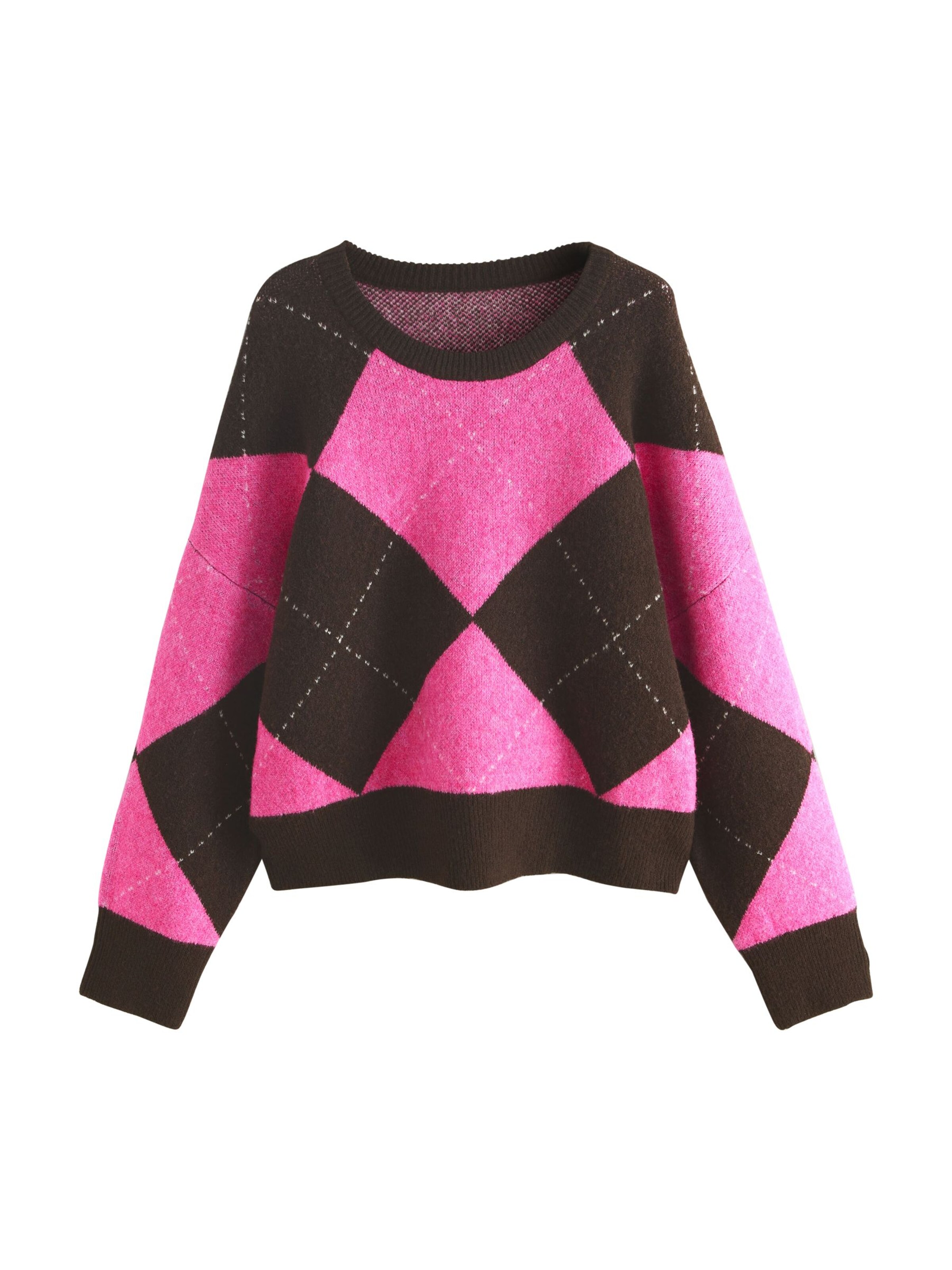 Next Trui in Bruin: voorkant