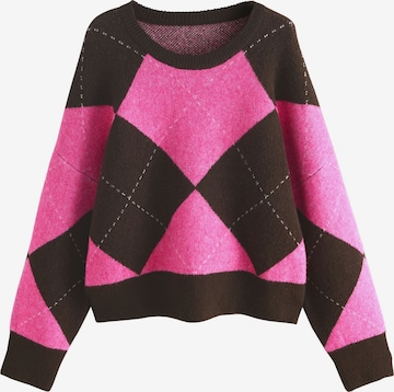 Next Trui in Bruin: voorkant