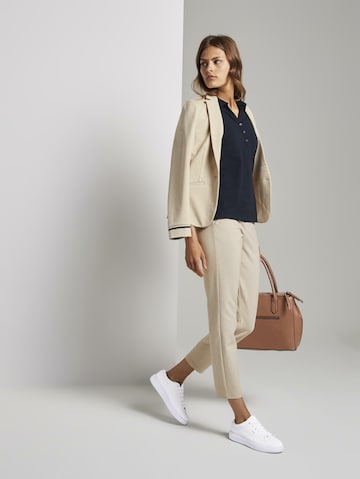 TOM TAILOR - Slimfit Pantalón 'Mia' en beige