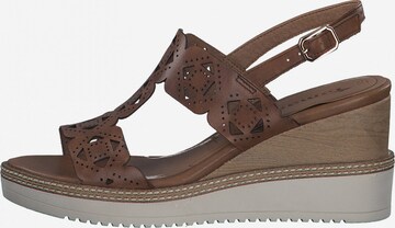 TAMARIS Sandals in Brown