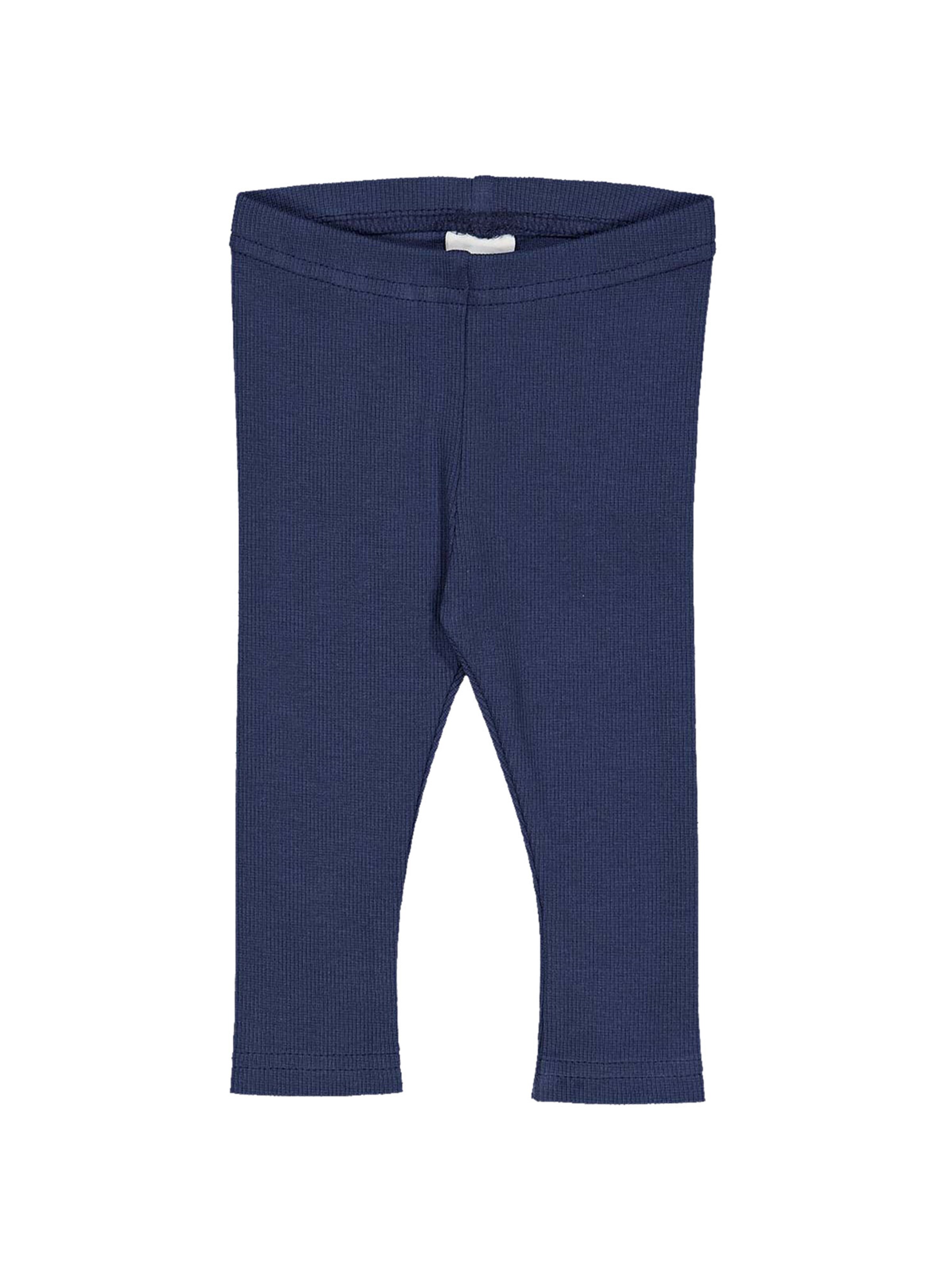 Leggings Fred's World by GREEN COTTON en bleu : devant