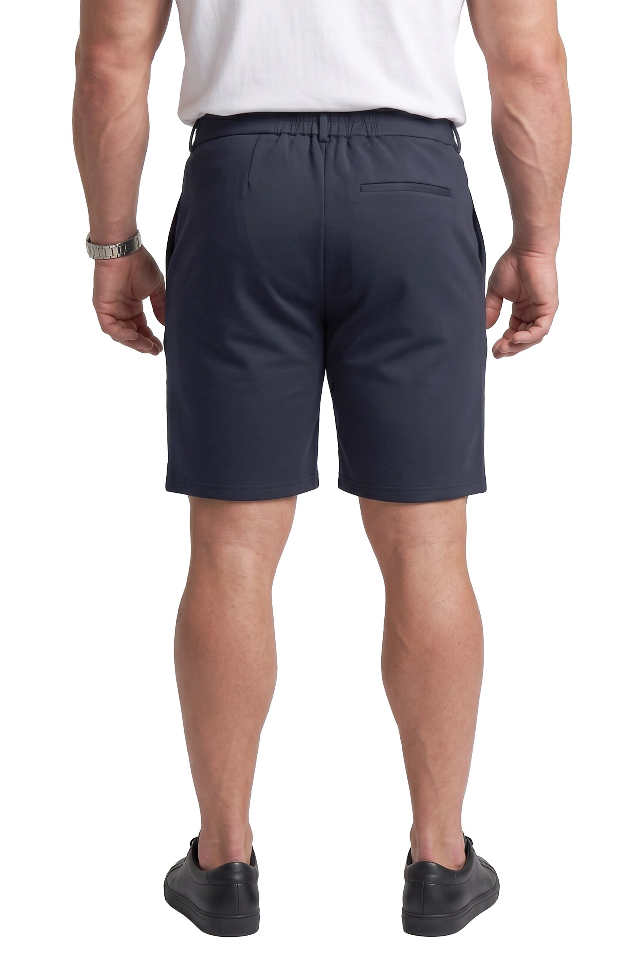 Men Plus Regular Pants in Blue