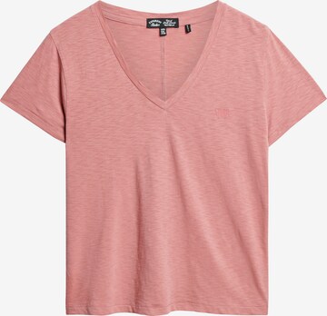 Superdry T-Shirt 'STUDIOS' in Pink: predná strana