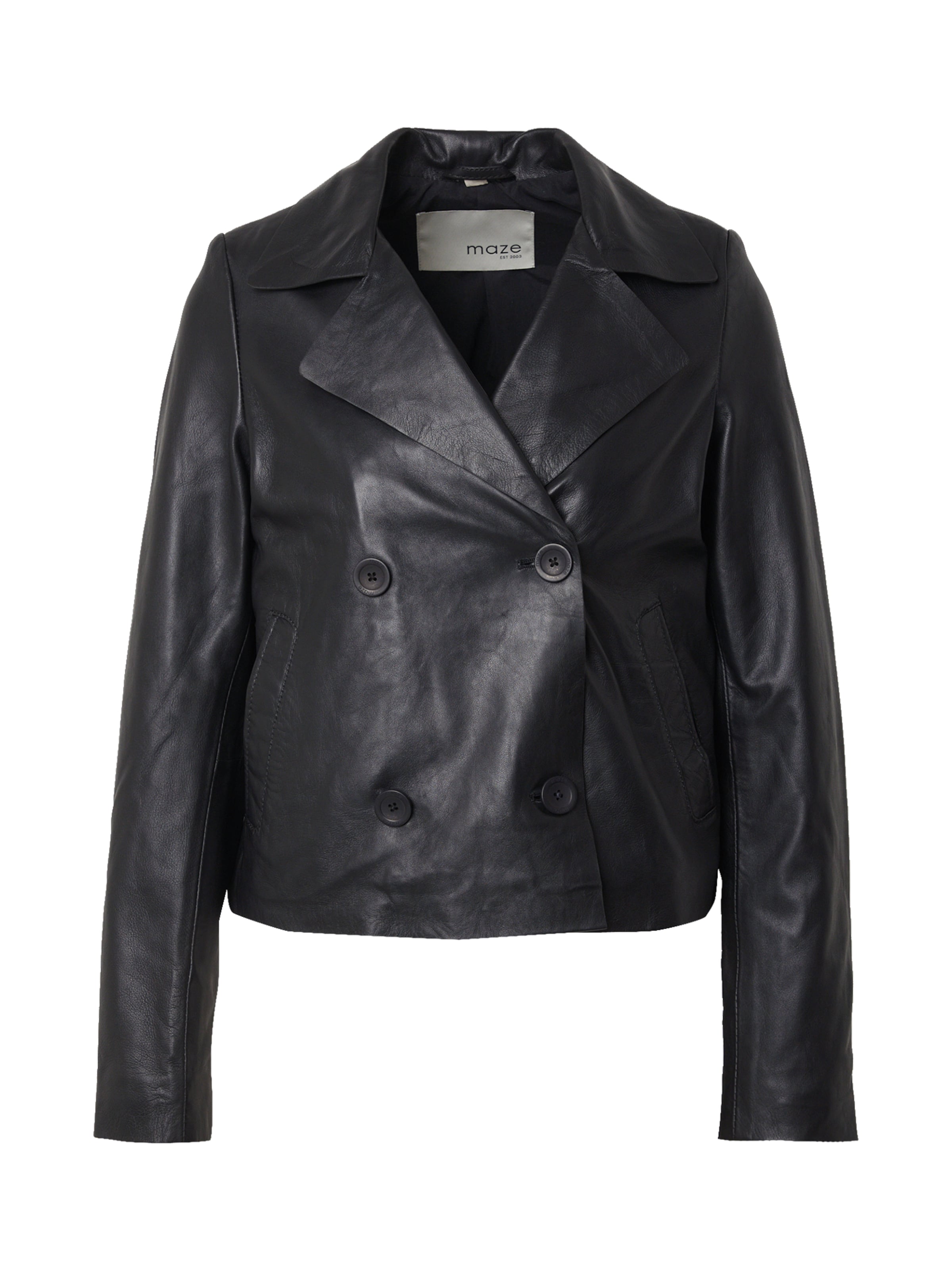 Maze Přechodná bunda – černá: přední strana