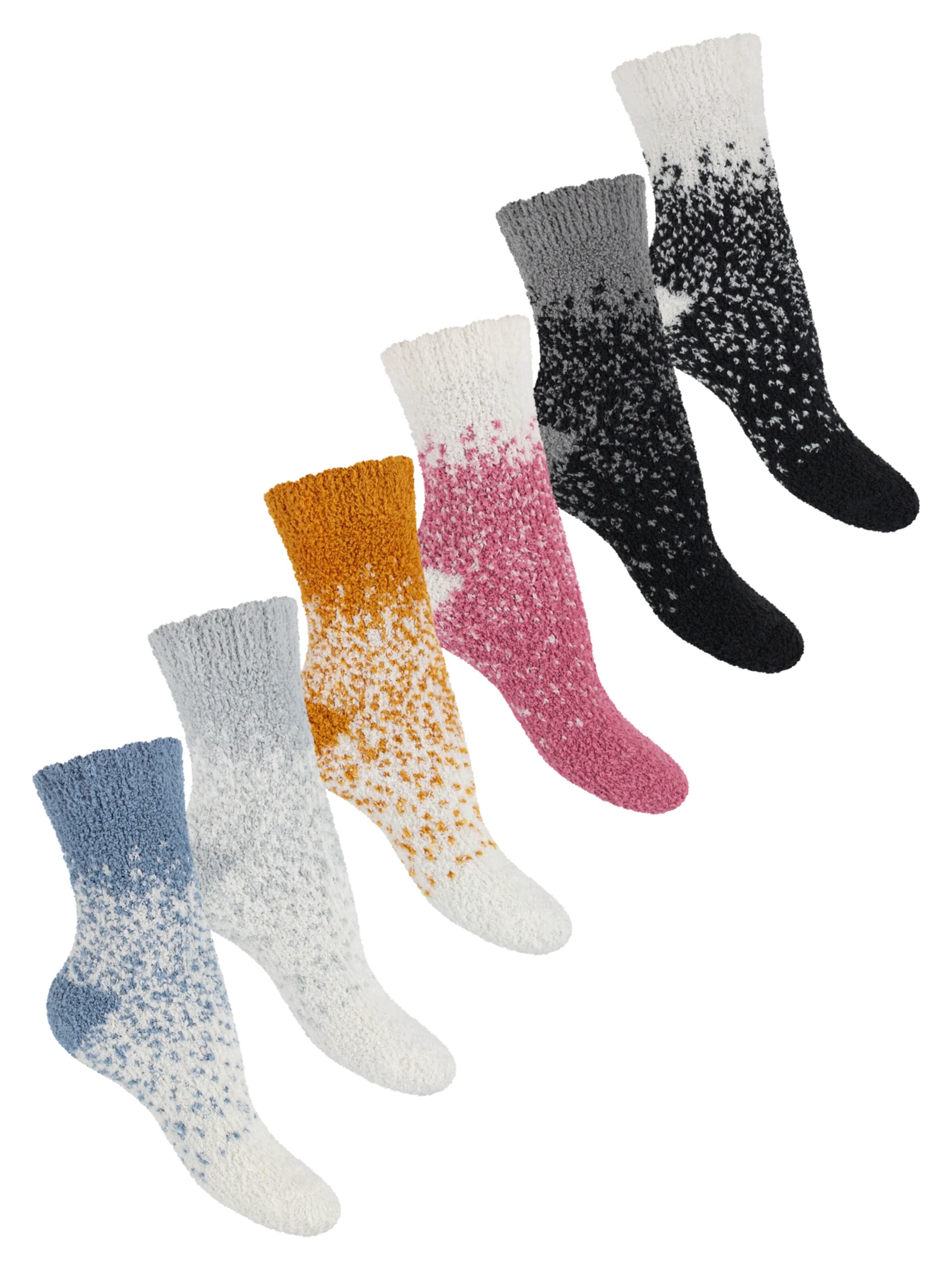 footstar Socken 'EVERYDAY! Cozy'‌‌‌‌ in Weiß: Vorderseite