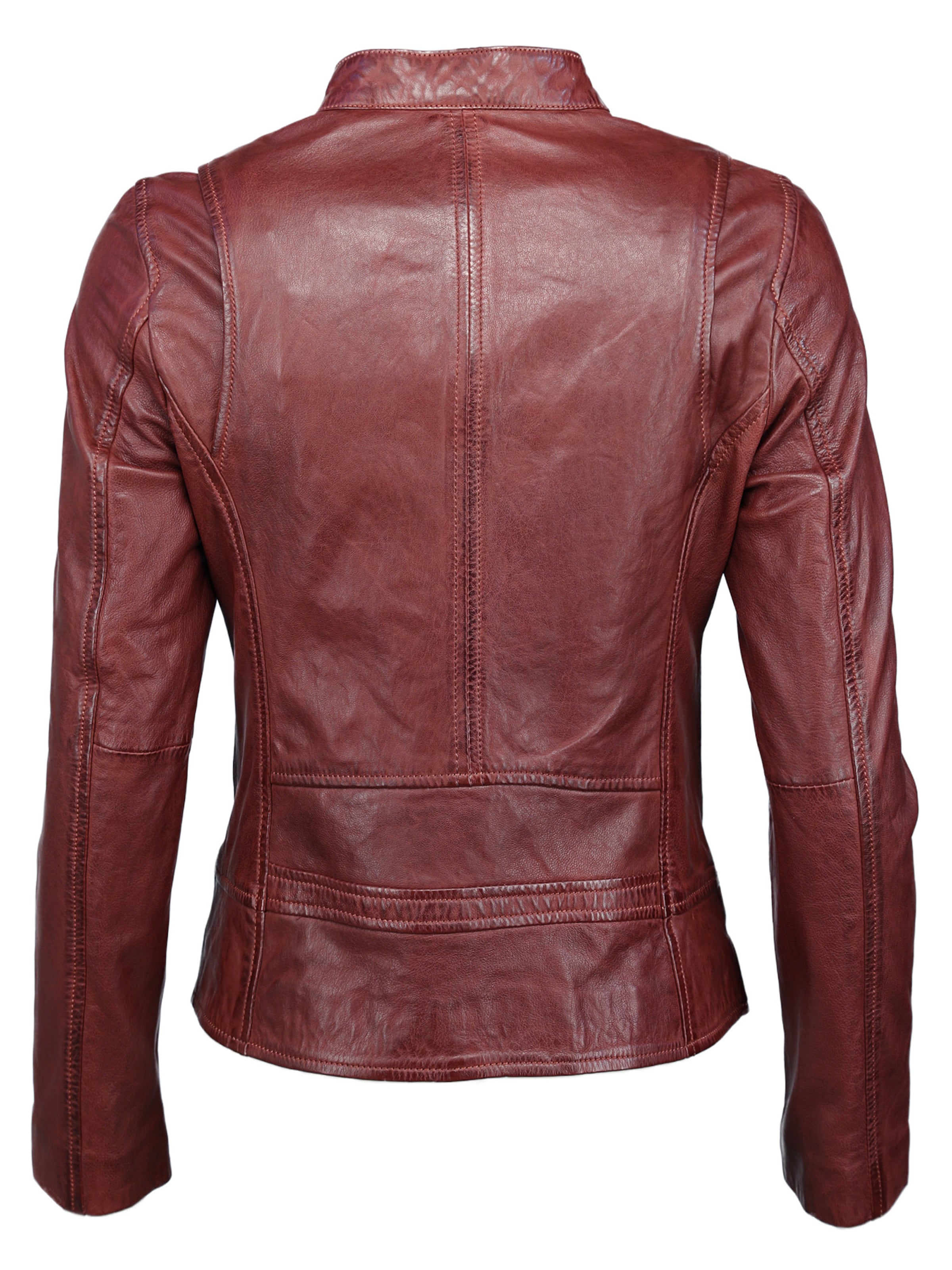 JCC Lederjacke in Rot