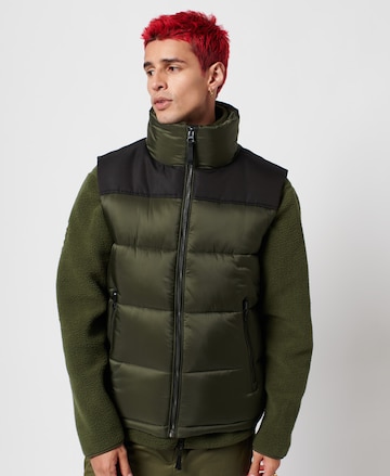 Gilet Superdry en vert : devant