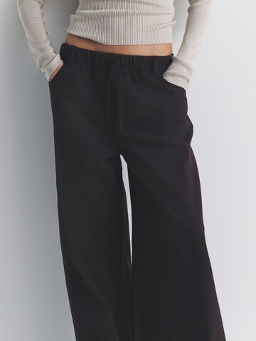 The Set Wide leg Jeans in Blauw