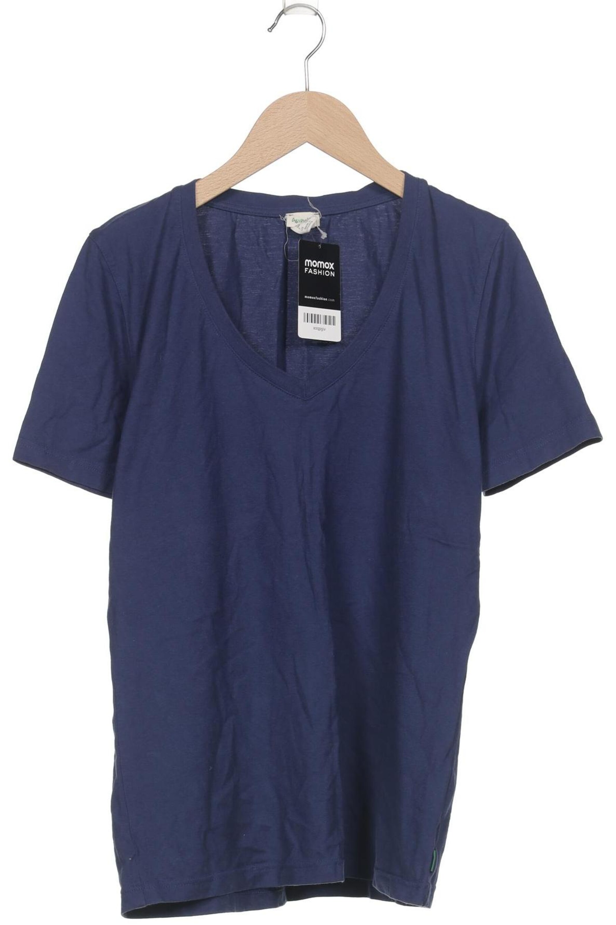 hessnatur Top & Shirt in L in Blue: front