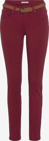 DELMAO Jeans in Red: front