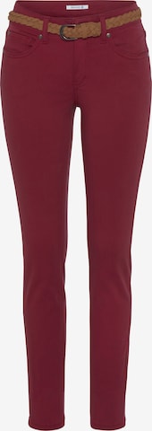 DELMAO Slim fit Jeans in Red: front