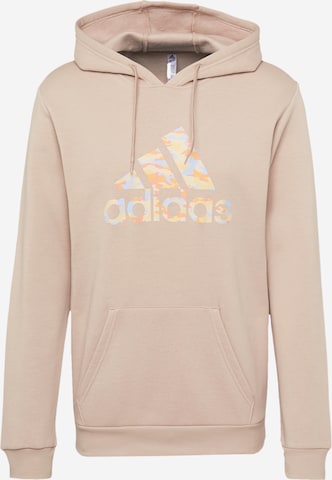 ADIDAS SPORTSWEAR - Sweatshirt de desporto 'Camo' em rosa: frente