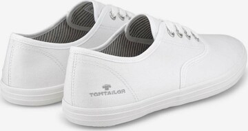 TOM TAILOR Låg sneaker i vit