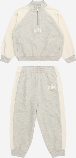 Nike Sportswear Sweat suit in Beige / mottled grey / Orange, Item view