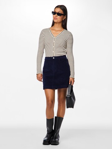 PIECES Skirt in Blue