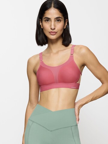 Triumph Triaction Bralette Sports bra ' Triaction Extreme Lite ' in Pink: front