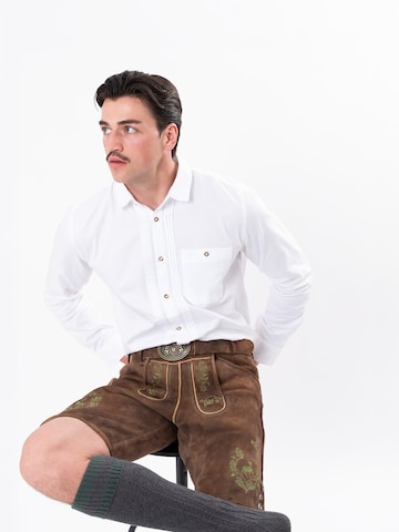 HerzSticht Regular Traditional pants 'Geissberg' in Brown