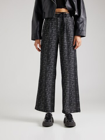 Wide Leg Pantalon à pince 'JDYBAILEE' JDY en noir : devant