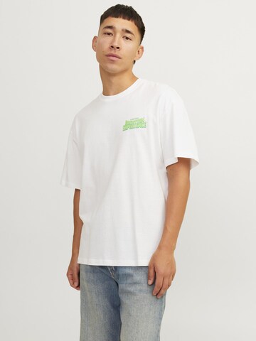 T-Shirt JACK & JONES en blanc : devant