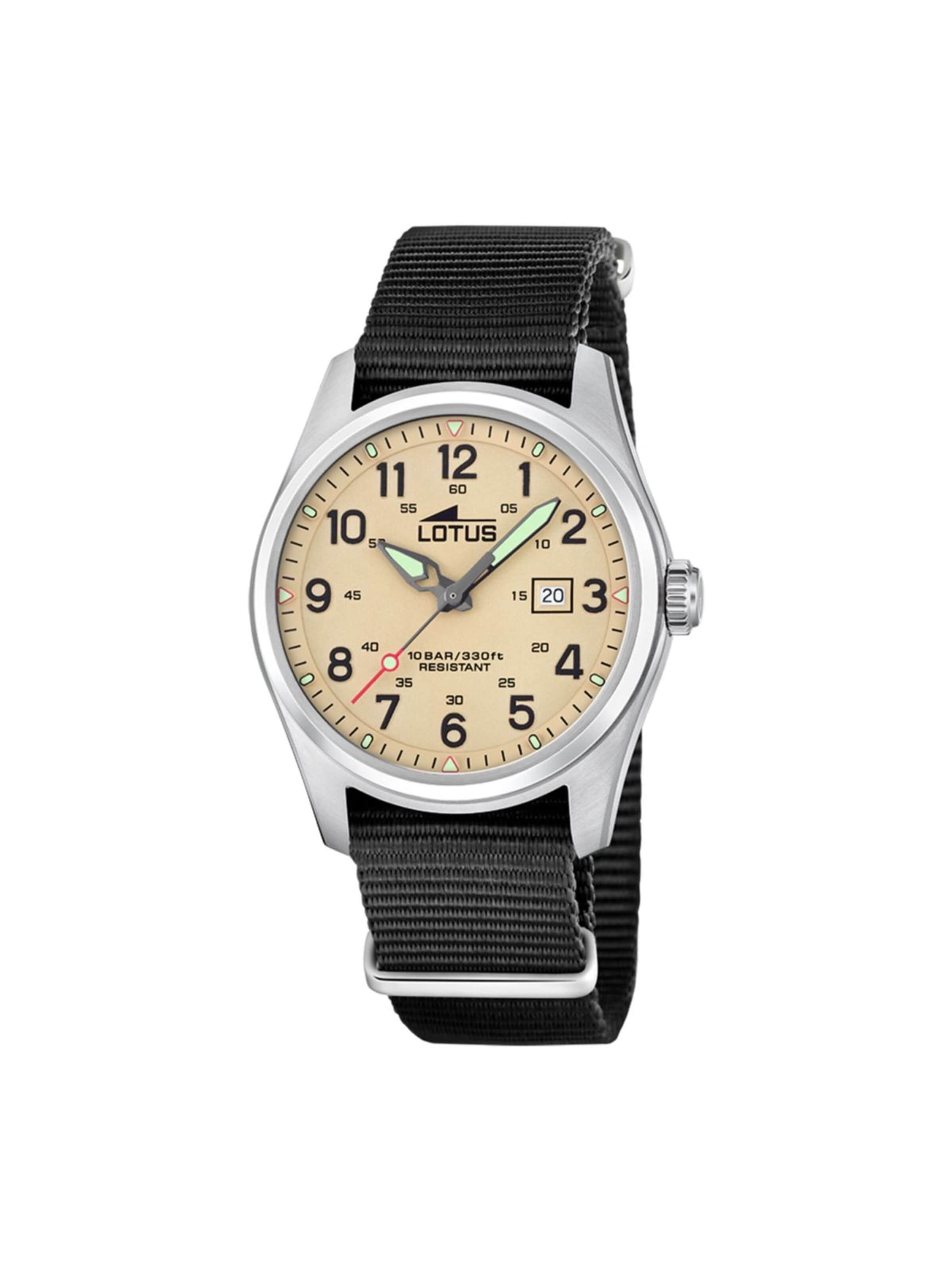 Lotus Analogové hodinky 'Date watch Minimalist For Him' – hnědá: přední strana