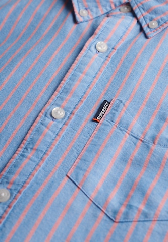 Superdry & Co Comfort fit Overhemd 'Essential' in Blauw