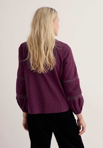 Camicia da donna 'Fountain Grass' di Seasalt Cornwall in lilla