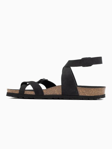 Bayton Strap sandal in Black