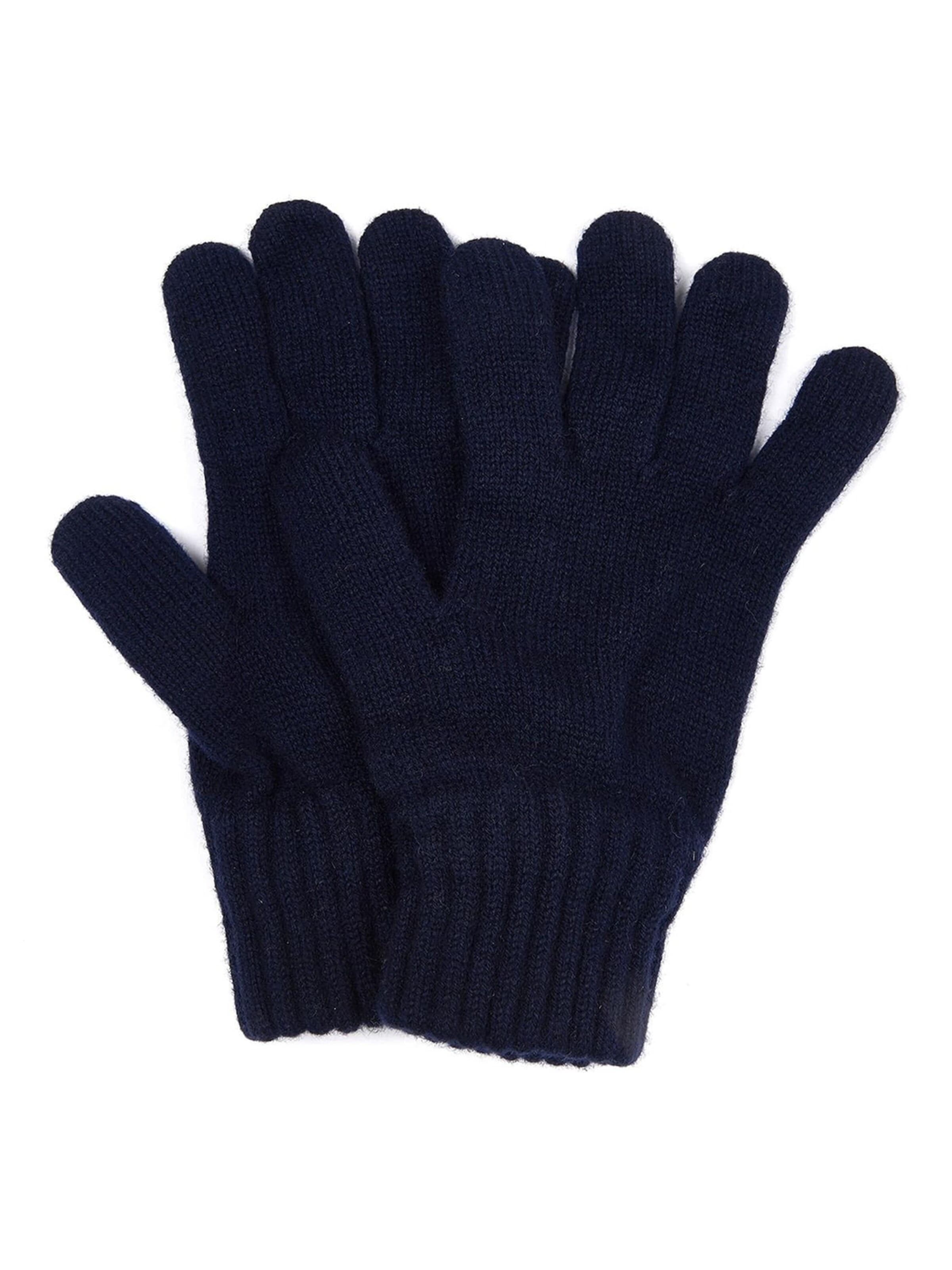 Barbour Vanter 'Lambswool Gloves Navy' i blå: forside