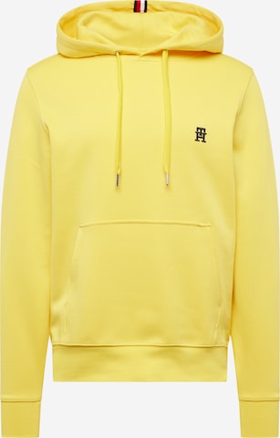 TOMMY HILFIGER Mikina 'MONOGRAM IMD HOODIE' – žlutá: přední strana