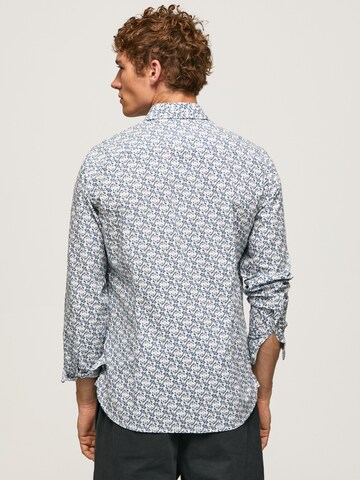 Pepe Jeans Regular fit Button Up Shirt 'LOU' in White