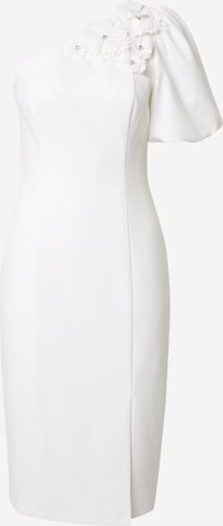 Robe Adrianna Papell en beige : devant