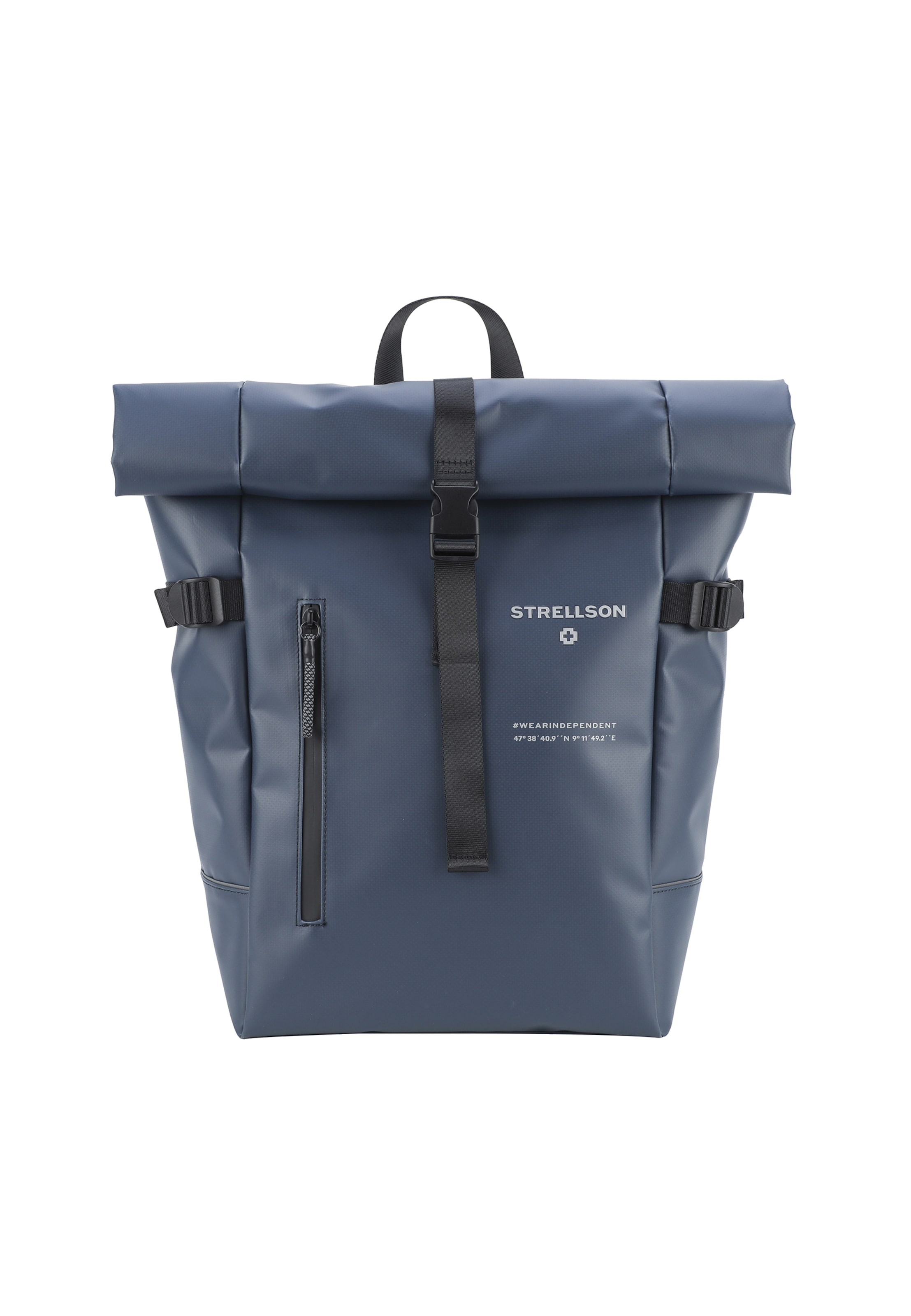 STRELLSON Rugzak 'Stockwell 2.0 Eddie' in Blauw: voorkant