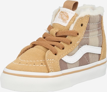 VANS Sneakers 'SK8-Hi' in Bruin: voorkant