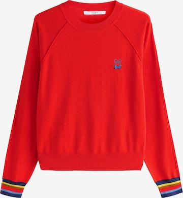 Next Neulepaita värissä punainen: etupuoli