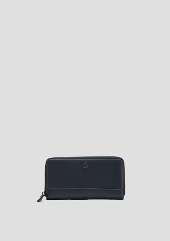 s.Oliver Wallet in Blue: front