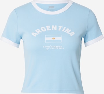LEVI'S ® Tričko 'X WC RINGER' - Modrá: predná strana