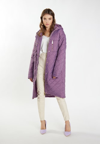 Manteau mi-saison 'Nascita' faina en violet