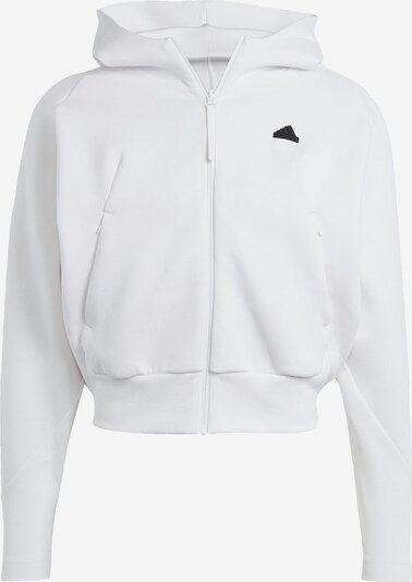 ADIDAS SPORTSWEAR Sports sweat jacket 'Z.N.E. ' in Black / White, Item view