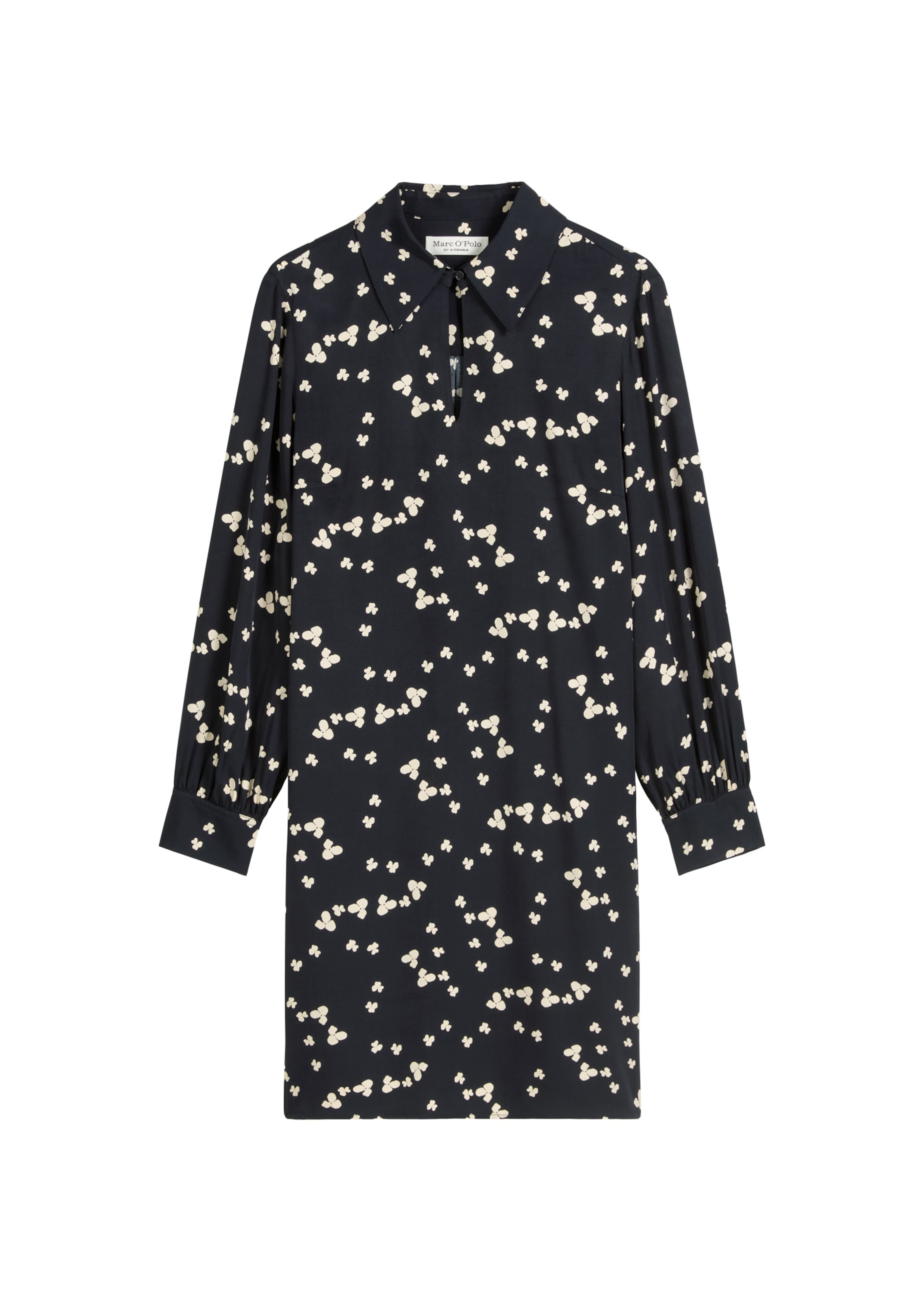 Marc O'Polo Jurk in de kleur Crème / Donkerblauw, Productweergave