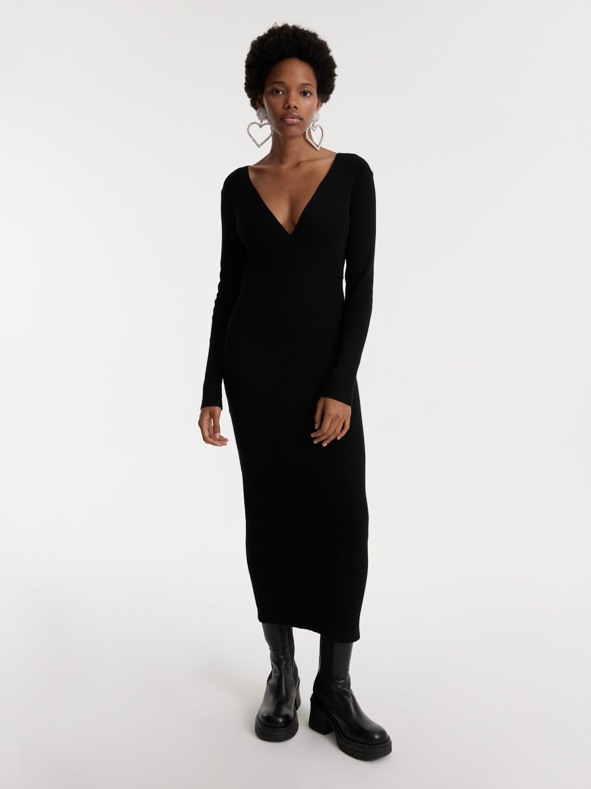 EDITED Producten Jurk 'LIORA' Zwart