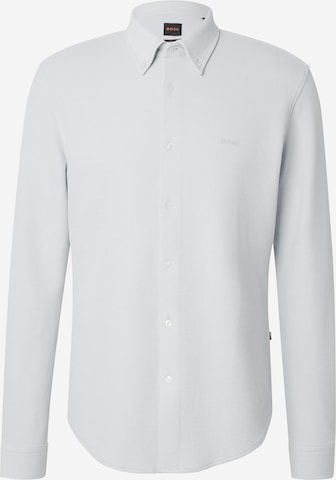 BOSS - Ajuste regular Camisa 'Myjersey_M' en gris: frente