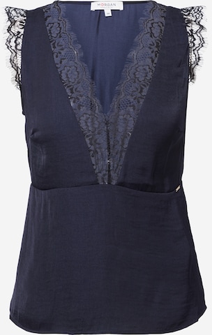 Morgan - Blusa en azul: frente