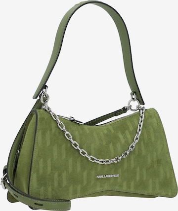 Karl Lagerfeld Shoulder Bag 'Seven' in Green