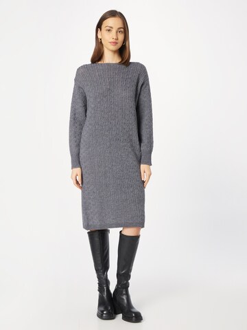 UNITED COLORS OF BENETTON Knitted dress in Grey: front