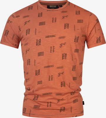 INDICODE JEANS Shirt 'Asbjorn' in Orange: front