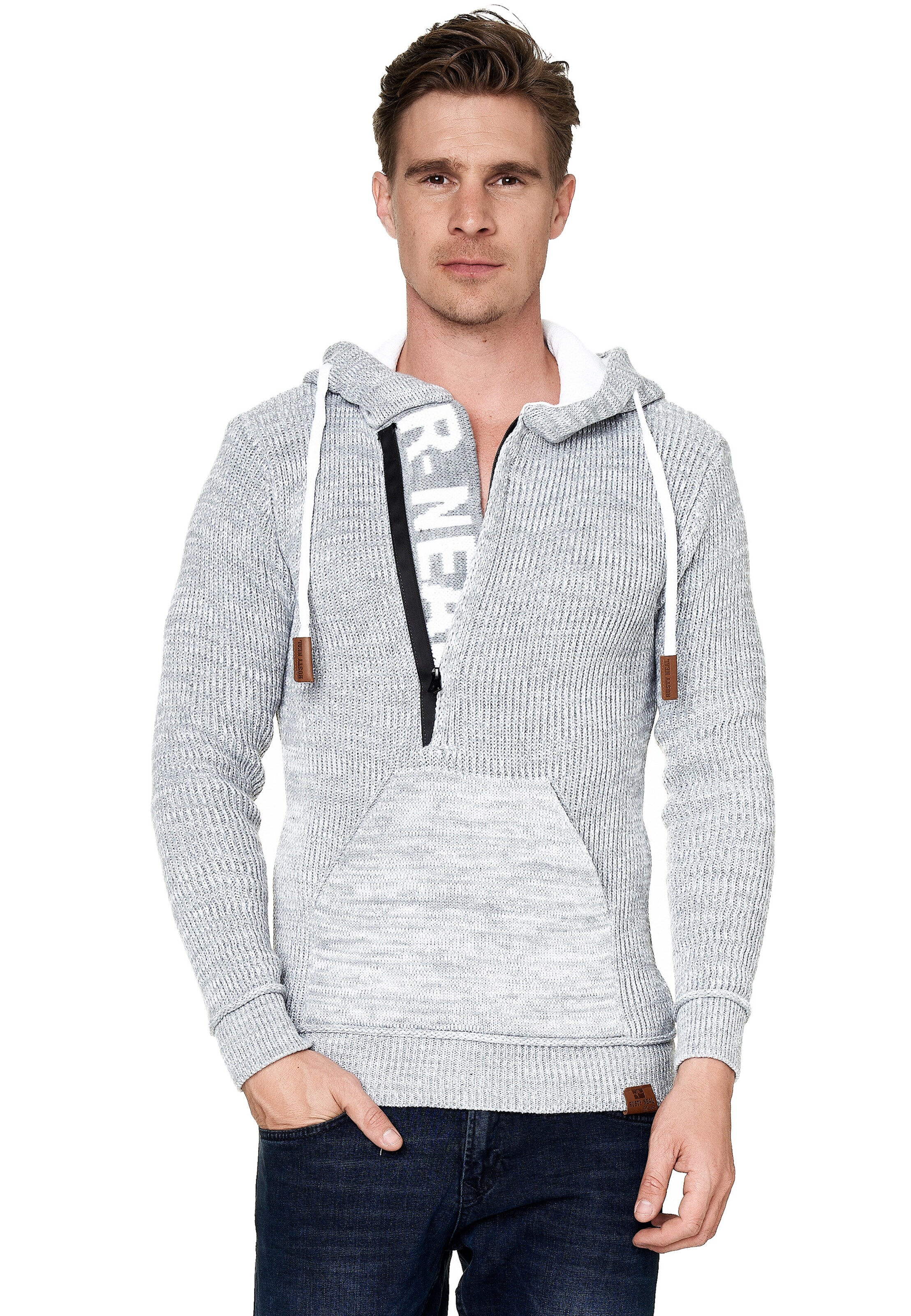 Rusty Neal Sweater in Grey: front