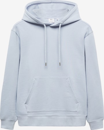 MANGO MAN Sweatshirt 'Bone' in Blauw: voorkant