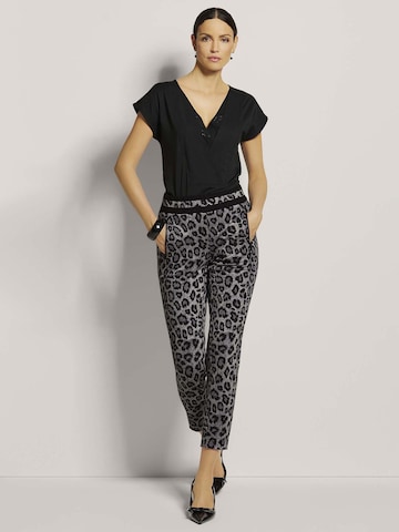 Coupe slim Pantalon MADELEINE en noir